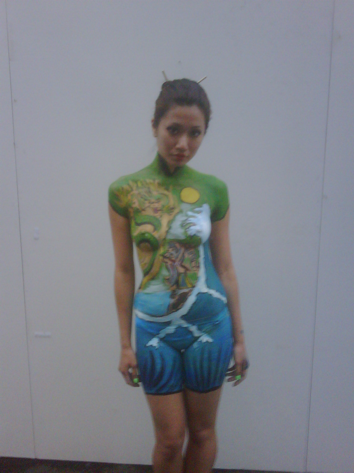 Asian body painting