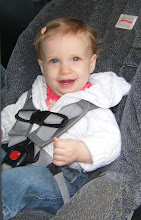 Maggie in her Big Girl carseat!