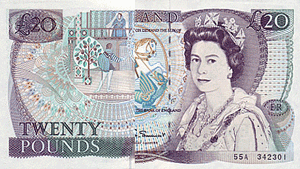 old 20 note