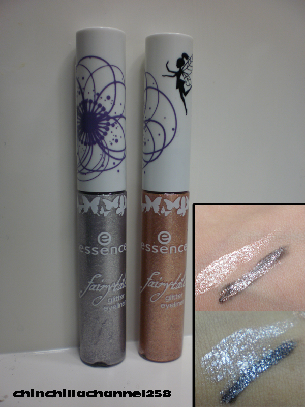 CookingChinchillas Essence Fairytale Glitter Eyeliners (Review +Swatches)