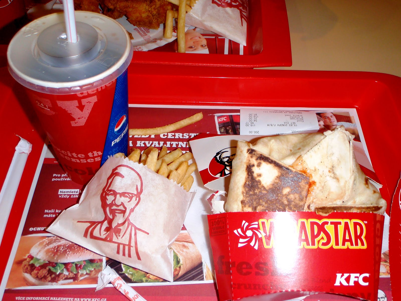 FOOD INDULGENCE...in Czech Republic KFC Binging