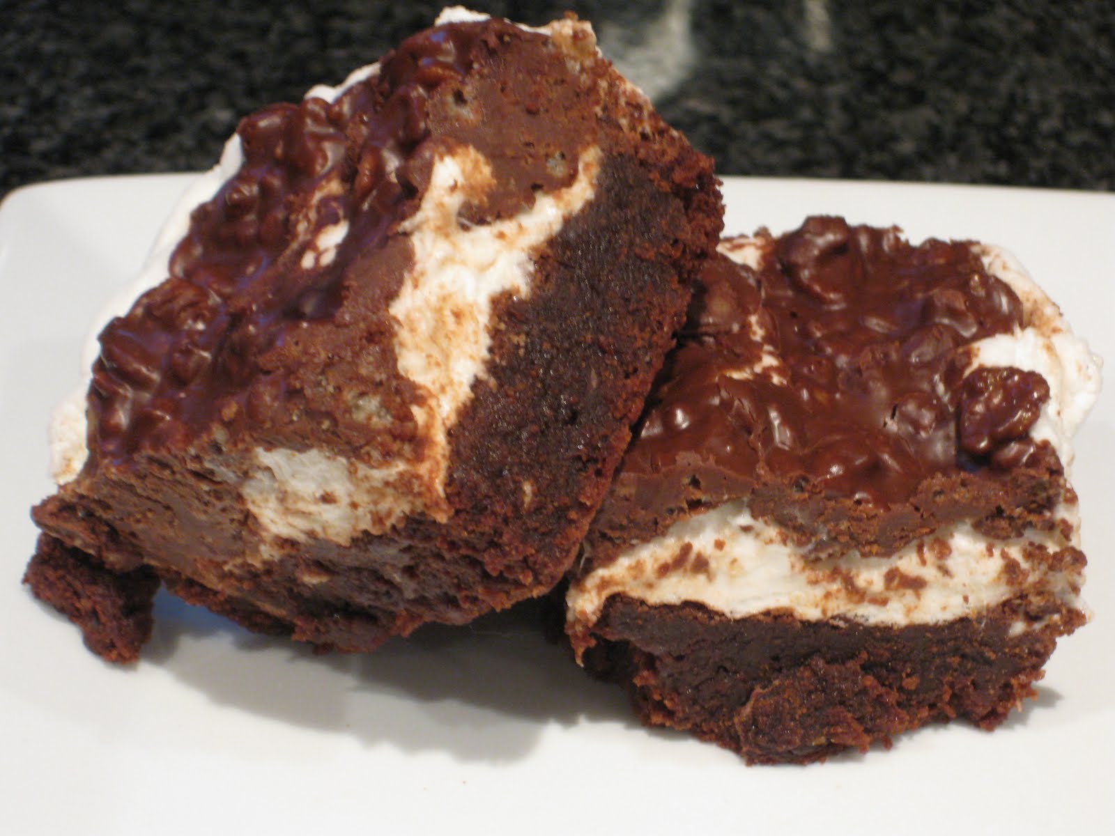Jersey Girl Eats Marshmallow Crunch Brownies