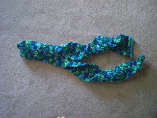 Twisted Leaves Scarf Knitting Pattern Collection