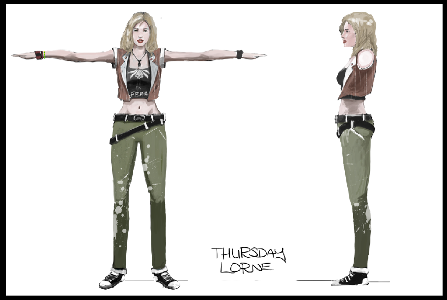 Mike Kevan Art Dump: female character design T-pose