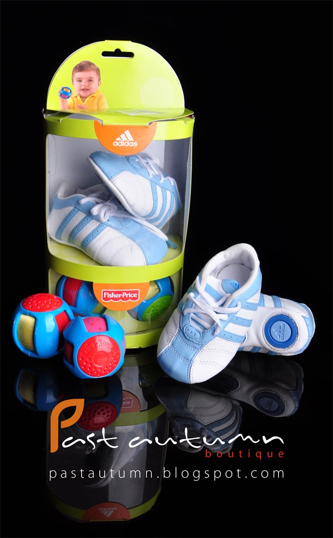 past autumn Adidas Baby Shoes &amp; Fisher Price Rolla