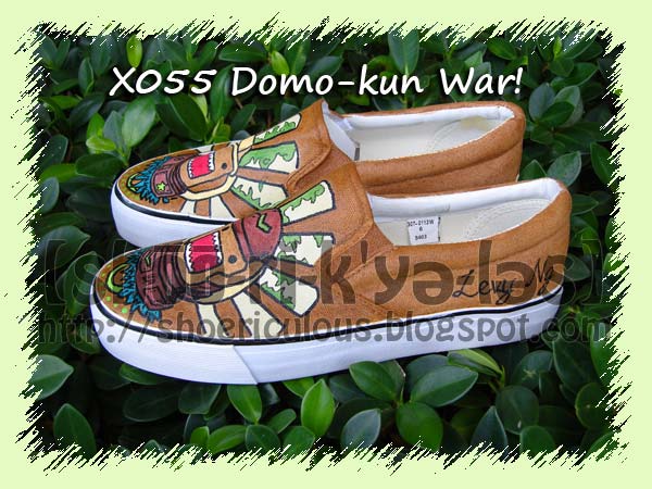 X055 Domokun War!! Custom Canvas Shoes by Shoericulous