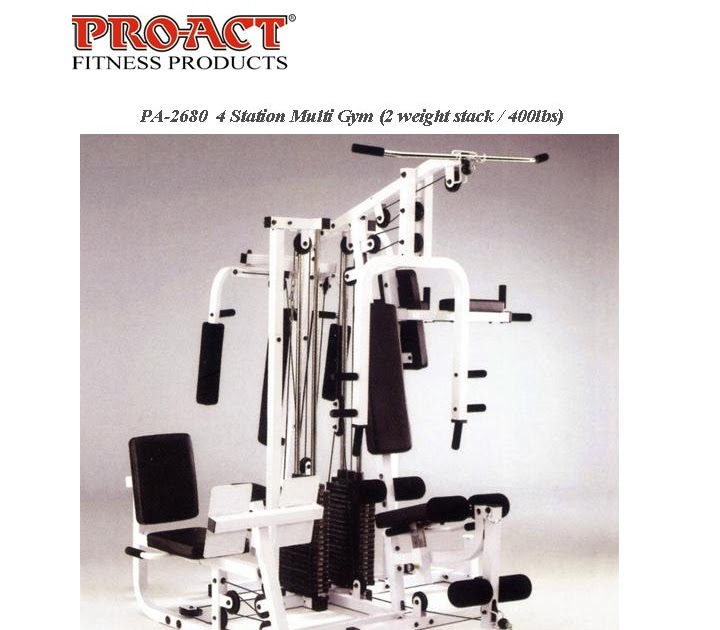 Fitness Equipment Multi Gym