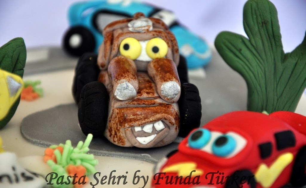 Pasta Sehri Şimşek Mcqueen Pastası Lighting Mcqueen Cake