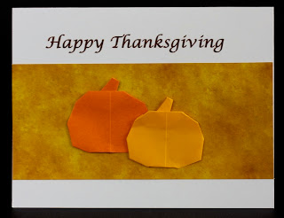 Origami Thanksgiving Cards