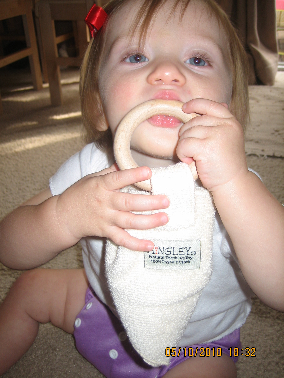 RiNGLEY Natural Teething Toy 100 Organic REVIEW & GIVEAWAY Mama to 6