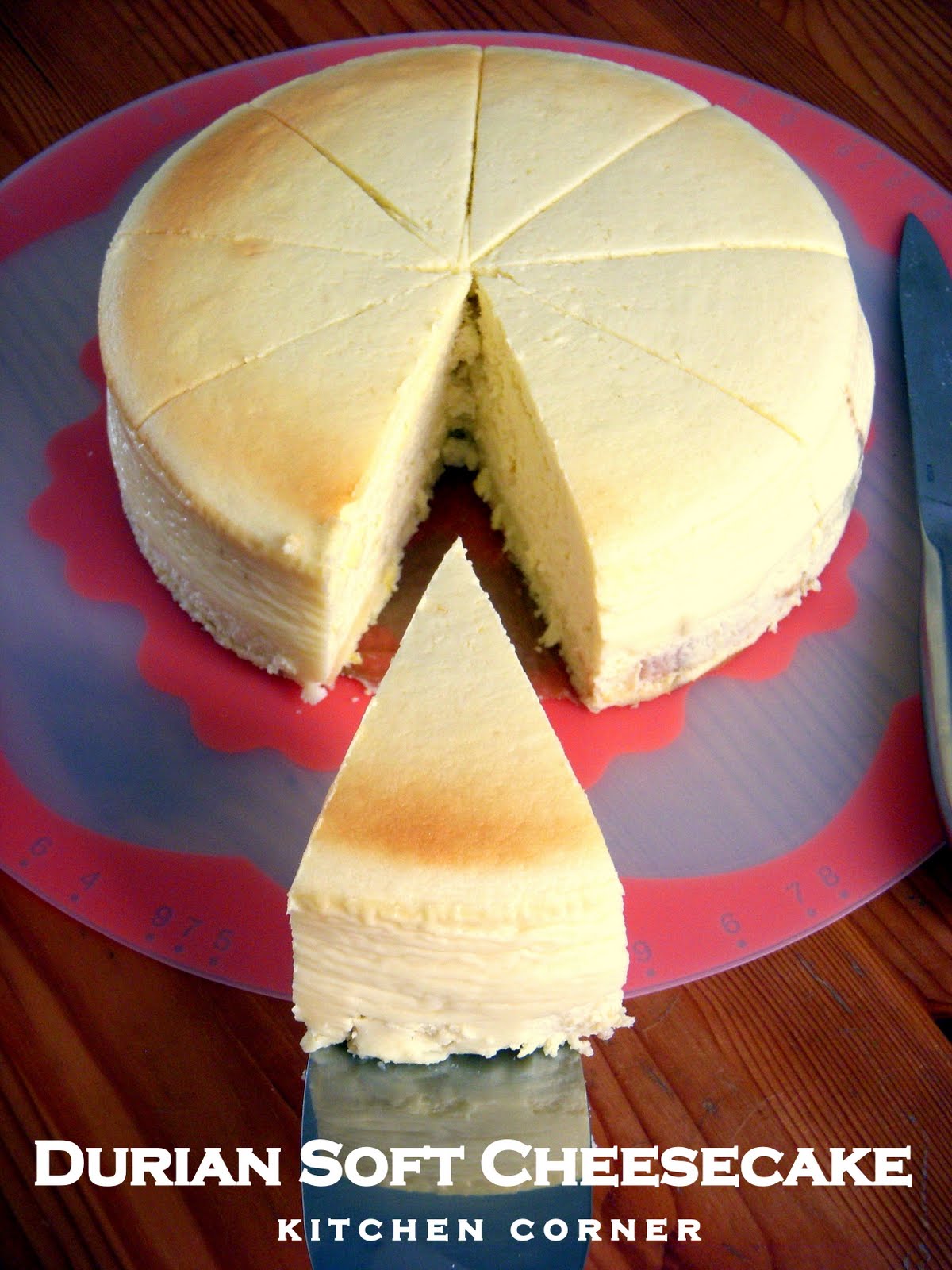 Kitchen Corner Durian Soft Cheesecake
