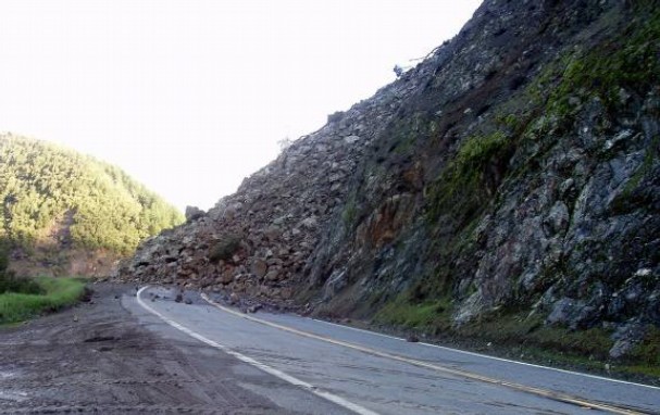 Cartoon Rock Slide
