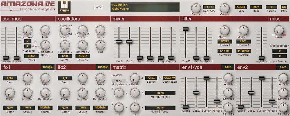 [News] u-he : Tyrell N6 Alpha ~ www.zikmao.net
