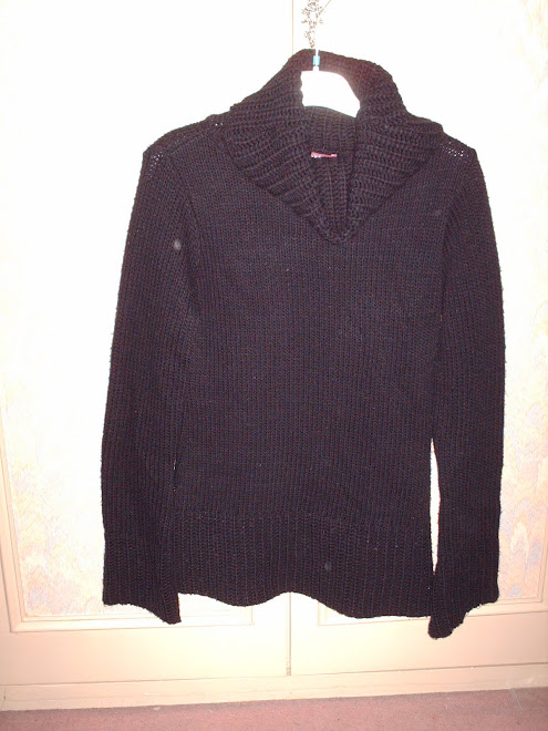 gros pull noir taille 38/40