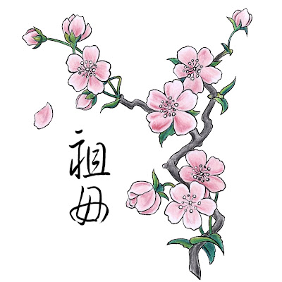 Cherry Blossoms Tattoo Design
