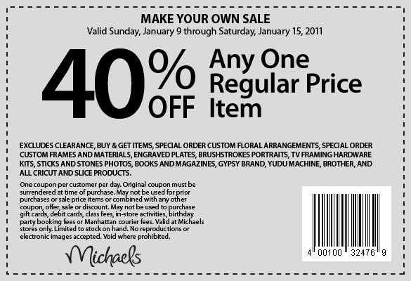 4 michaels coupons daily