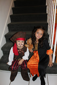 Our Little Witch and Pirate!