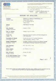 Hexagon Test Lab Result from Sucofindo