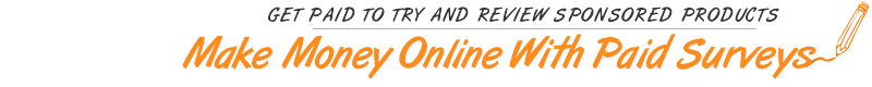 Make Money Online Taking Surveys And Trying Products