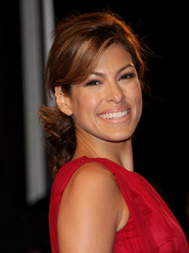 eva mendes updo. long hair updos easy.