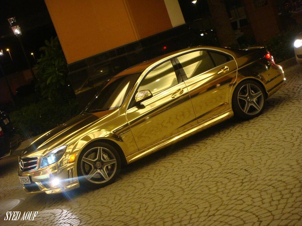 Zorif Khan: Gold Mercedes