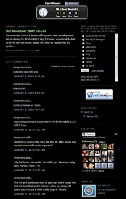 NLE November 2009 Countdown