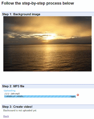 MP3 JPG to YouTube Video Converter