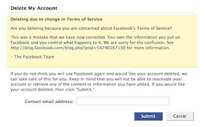 Delete Facebook Account Permanently