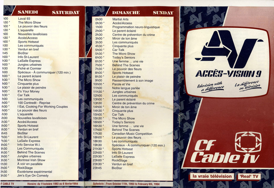 Coolopolis The exciting world of Montreal Cable access TV 1993