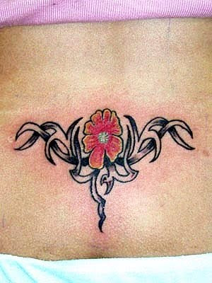 lower+back+flower+tattoos rose tattoo designs for lower back