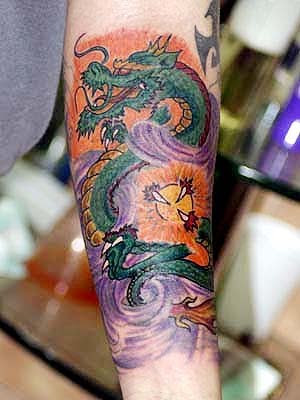 After loving the image and wanting it for ages.. Chinese Sleeve Dragon Tattoo.