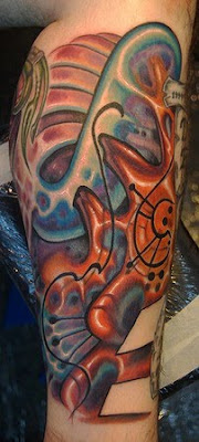 Arm Colourfull Tattoo Designs