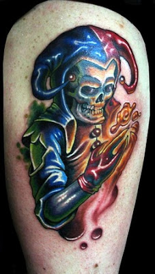 Devil Jester Tattoo Designs