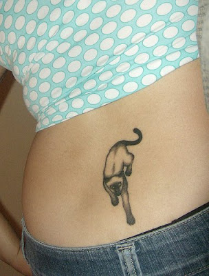 Cat Tattoo for Girls