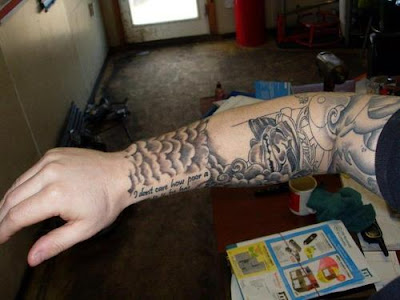cloud tattoo on sleeves are most popular tattoos designs for men and guys,