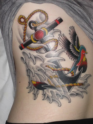 Anchor Side Tattoos