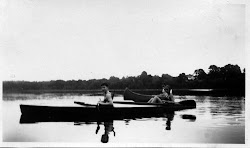 canoe on the Delaware 1920's