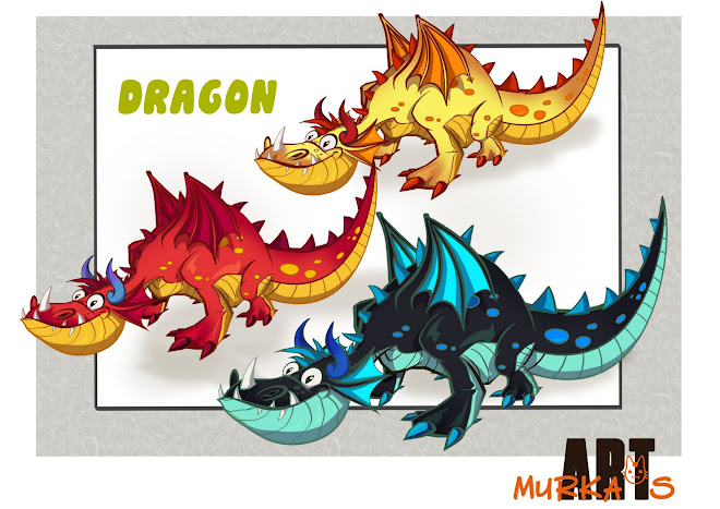 разные драконы