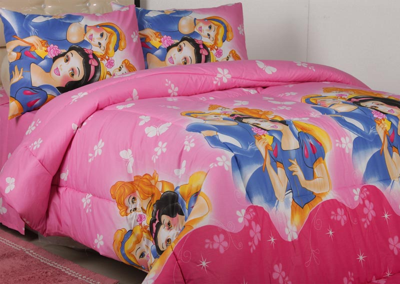 Sprei dan bed cover motif kartun anakanak