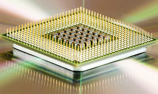 photo of a computer chip