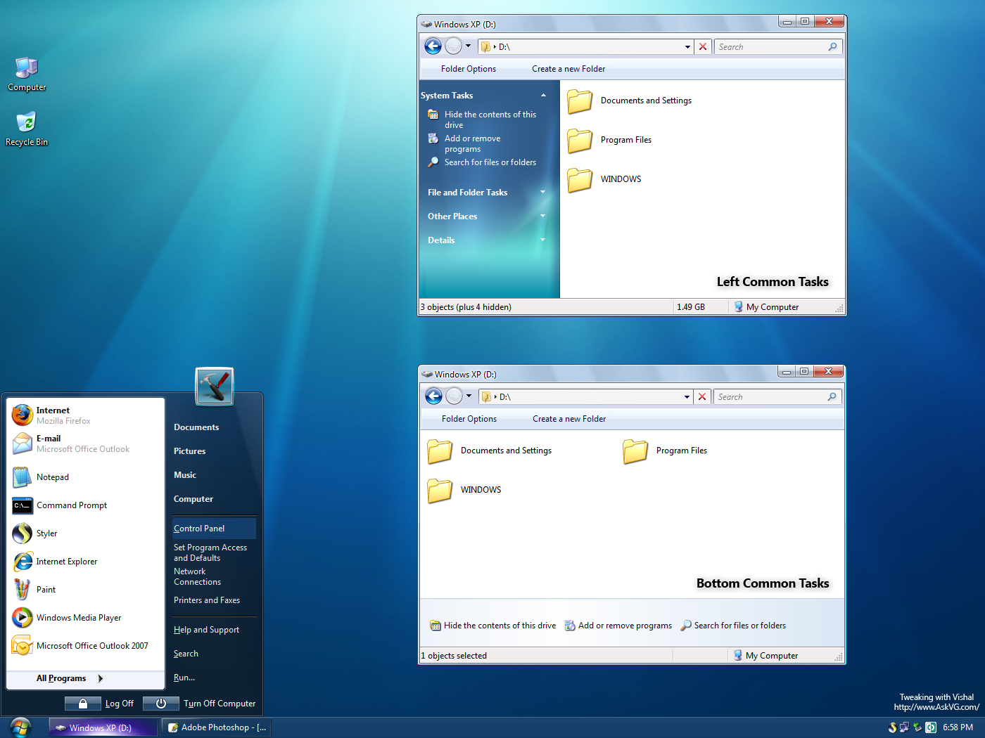 Loading to Windows......... Windows 7 themes for Windows xp