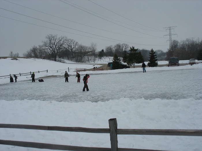 Communal ice rink