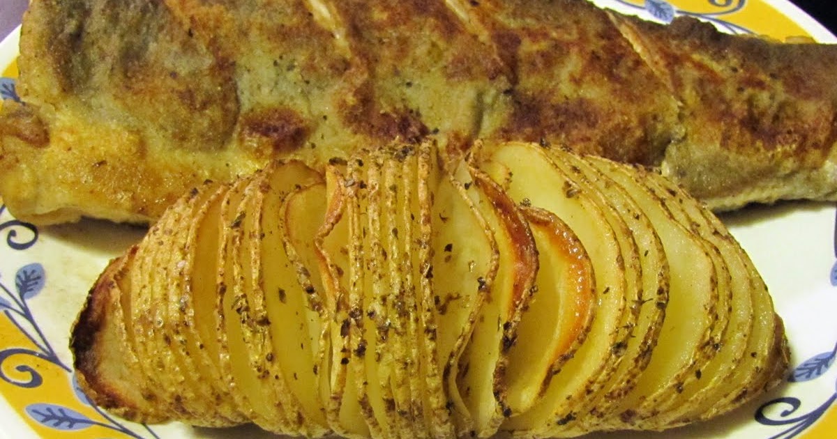 Smells Like Food in Here Russet Baked Potato Fans aka Hasselback Potatoes