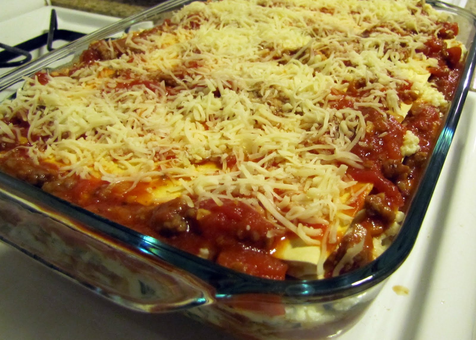 Lasagna In Packaging