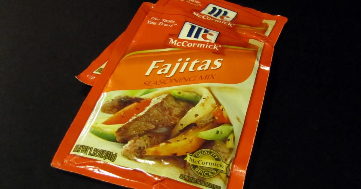 Smells Like Food in Here McCormick's Fajita Seasoning Mix
