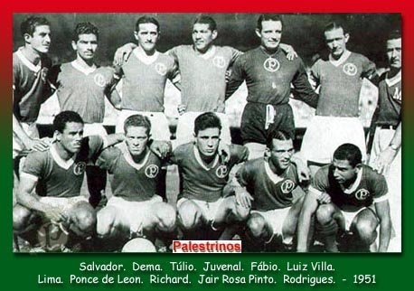 22/07/1951  Fotos do palmeiras, Campeão mundial 1951, Palmeiras