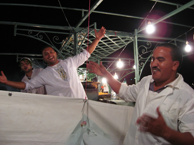 Noche en la plaza Jamaa el Fna