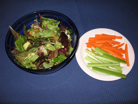 [day-23-lunch+mixed+greens+and+carrot+stalks.jpg]