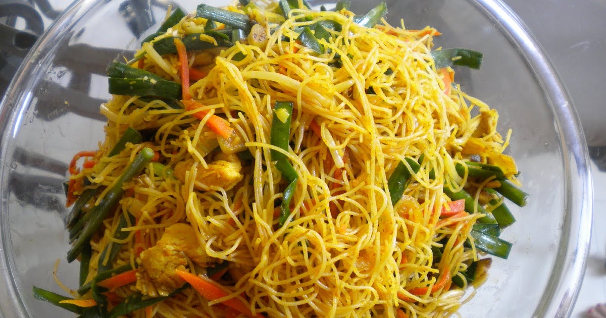 Eat Well Recipes for the busy person: Singapore Fried Noodles