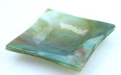 fused glass ring dish